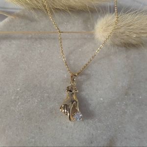 Victorian Hand Necklace